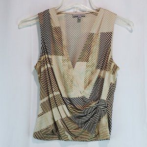 Anne Klein Sleeveless Women's Top V-Neck Size 4